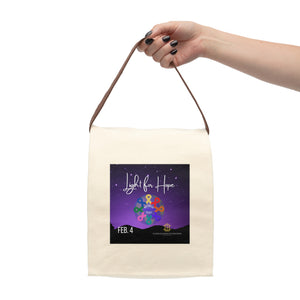 Canvas Lunch Bag With Strap